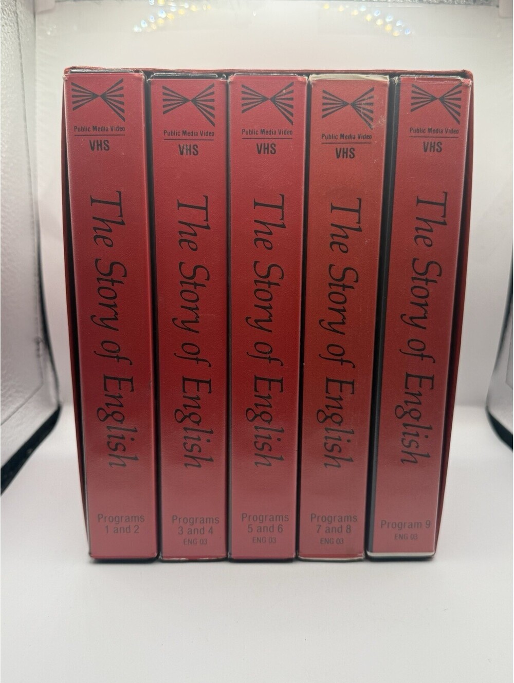 The Story of English - (VHS, 1997, 5-Tape Set, 5 Tapes) Robert Macneil.